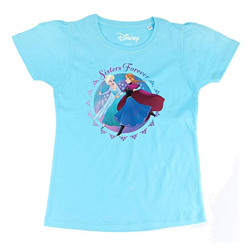 Image of Amazon Brand - Jam & Honey Girl's Frozen Regular Fit Disney T-Shirt