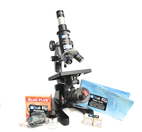 GLAB Compound Student Microscope with LED Lamp - Image 2