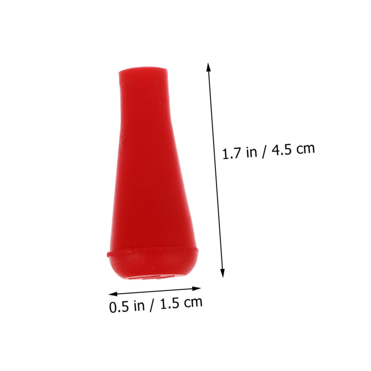 NAMOARLY Archery Archery ES Case 10PCS Archery Rubber 6MM Fit for Multi-Shaft Safe Training Arrowhead Red