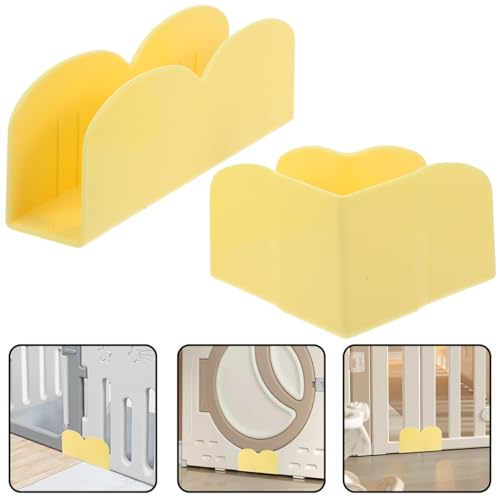 Image of Baby Playpen Stabilizer Anti-Slip Plastic Playpen Base Floor Fixator for Baby Fence Fixer 2-Pack Accessories 7.20 X 2.36 X 1.57 in