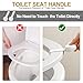HIFEASTS Toilet Seat Handle，Toilet Seat Holder Lift Tools Avoid Touching Lift Tools，Toilet & Bathroom Accessory Tools (2 PCS)