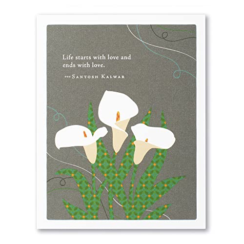 Compendium Positively Green 4-Pack of Sympathy Cards - Assorted Designs, 5.38 in x 4.25 in, Sympathy - Assorted Pack, 5.38" X 4.25" - Image 4