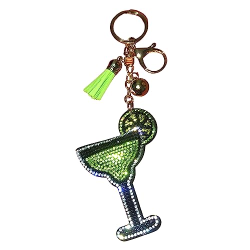Popfizzy Rhinestone Keychains for Women and Girls, Bling Bag Charm, Backpack Charms, Sparkle Purse Charm, Best Gift for Women