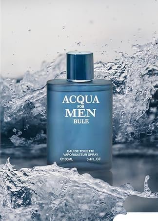 Acqua Cologne for Men Combo (3.4oz / 100ml x 3pcs) Eau de toilette, Fragrance for Men with Bergamot notes, Jasmine, White Musks, Patchouli & Cedarwood (Pack of 3)