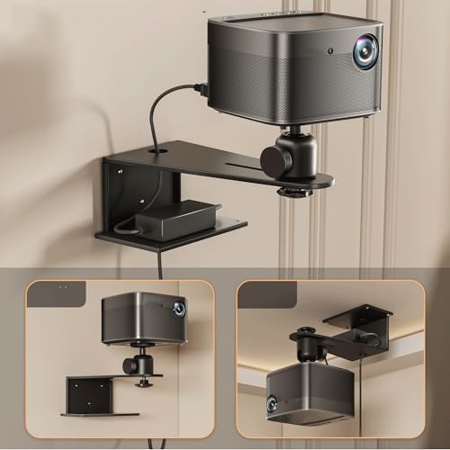Soporte para proyector resistente contra vibraciones para montaje invertido de pared 3
