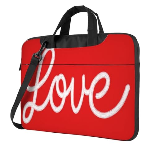 Sac à dos ordinateur 15.6 pouces Word Love On Red pour aller au bureau