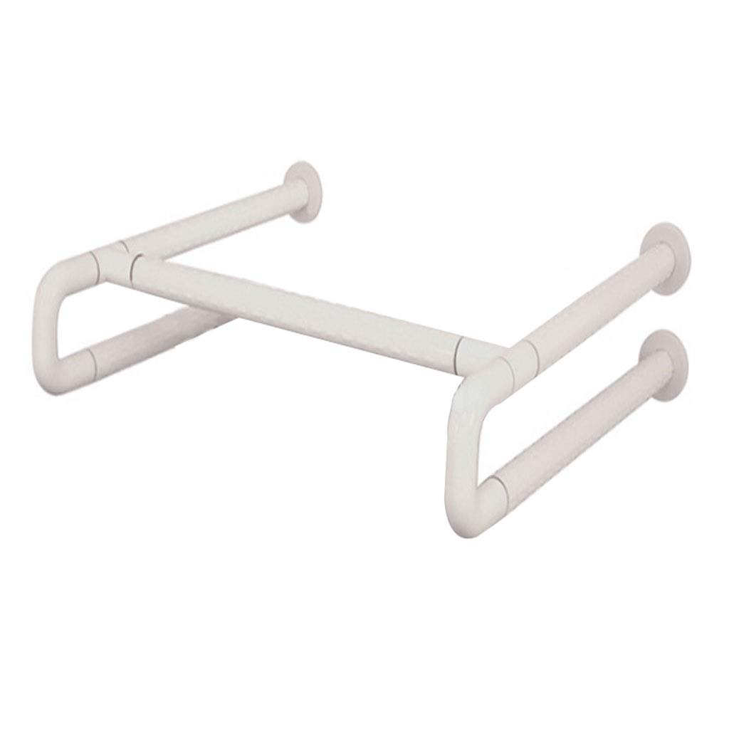 Fkxsxaz White Bathroom Grab Bars Bath Grab Bar With,Non-Slip Wash Basin Pedestal Washstand Seniors Disabled Pregnant Woman Accessibility Handrail Safety Handle (Color : )