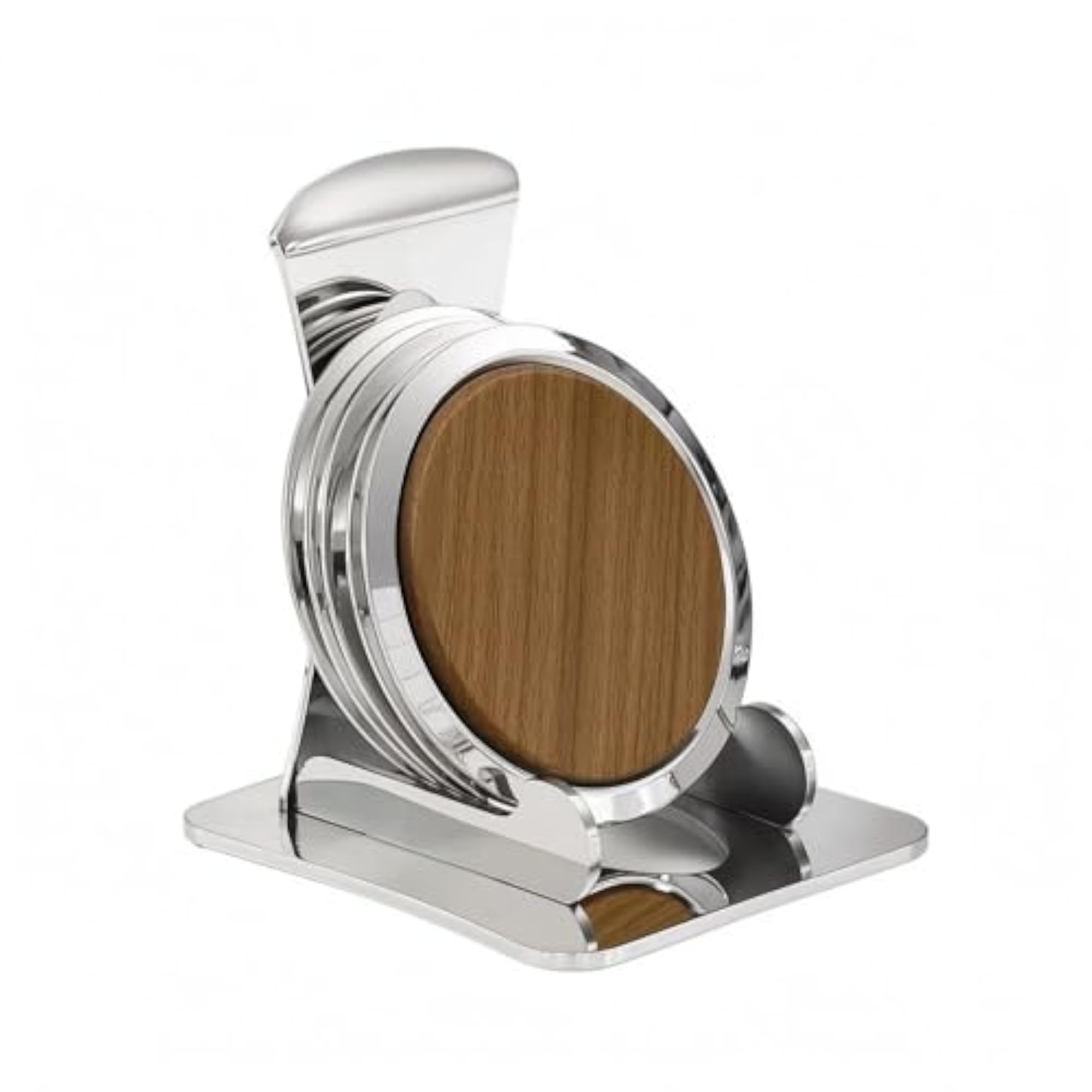 3 Pieces Circular-Edged Coaster Set with Stainless Steel