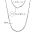 Savlano 925 Sterling Silver 2MM Bismark Chain Mesh Link Necklace for Women Comes with Gift Box- Made in Italy (18)