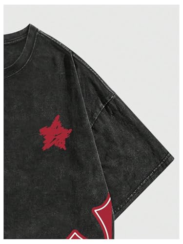 SOLY HUX Men's Goth T Shirt Y2k Graphic Tees Short Sleeve Crewneck Vintage Streetwear Shirts3