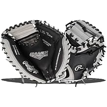 Rawlings Gamer XLE Speed Shell Series Baseball Infield | Catcher | Utility Glove | Mitt | Travel | Youth | 11.5 | 12.25 | 32.5 | Black | Grey | Right | Left