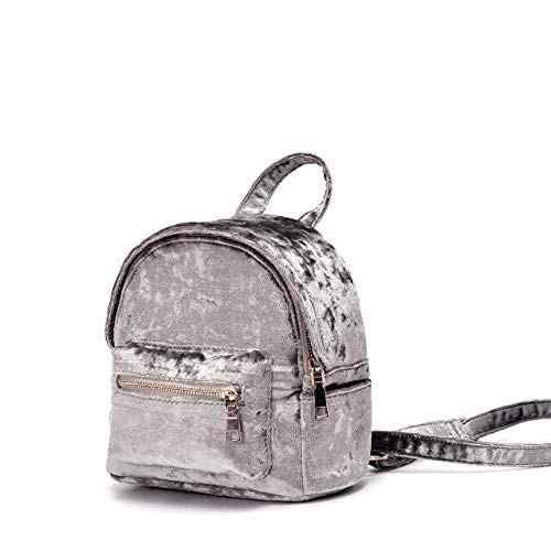 XTYZY Mochila pequeña de terciopelo rosa Bolso Kawaii para mujer de alta