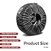 Cuymoap Car Spare Tire Cover, Anti-scratch Waterproof Wheel Protector with Side Tool Pouch & Handle, Adjustable Drawstring Bag for 19