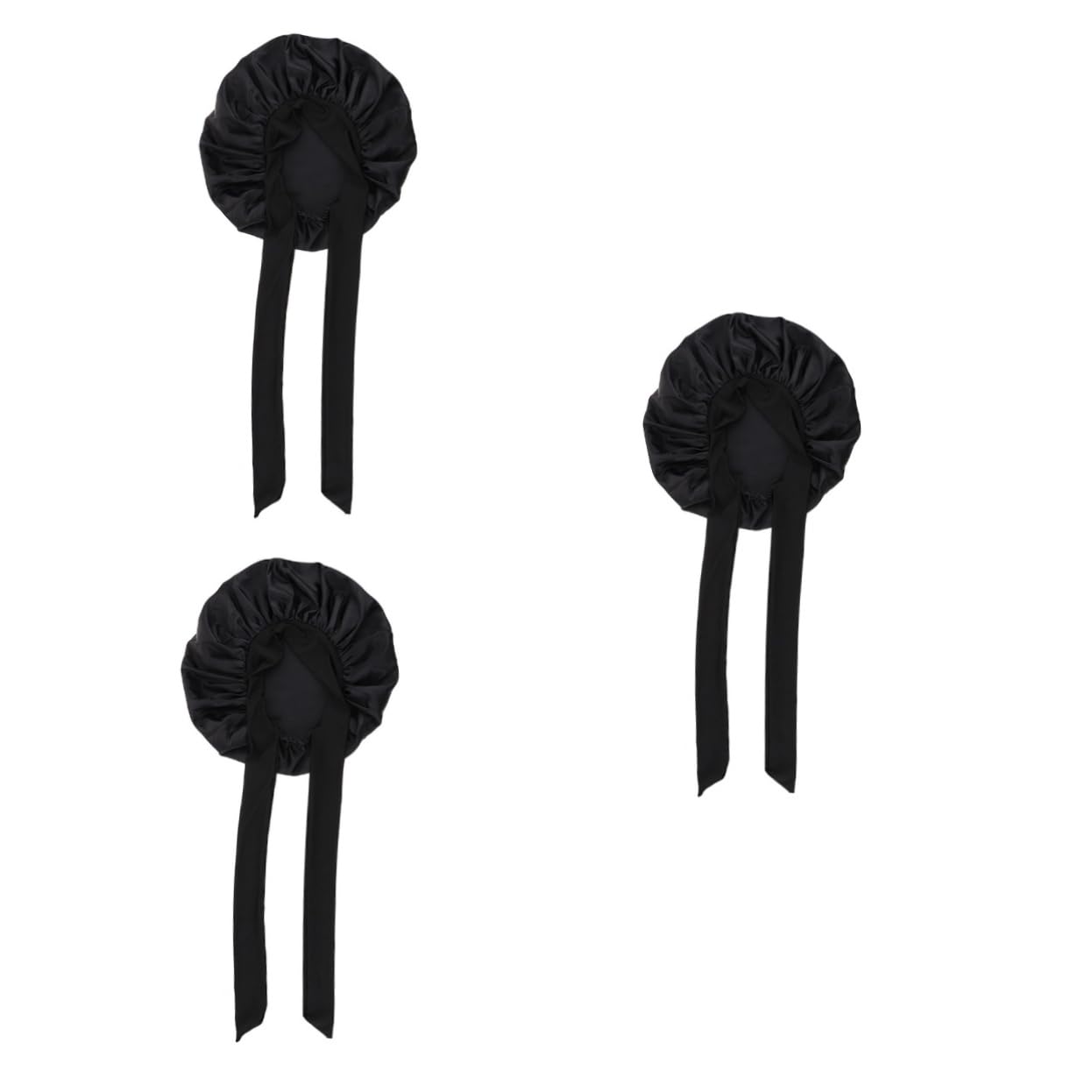 FOMIYES 3piezas Gorro De Satén Para Mujeres Bonete Práctico Para Cuidado Del Cabello Para Dormir y Maquillaje Reutilizable y Transpirable