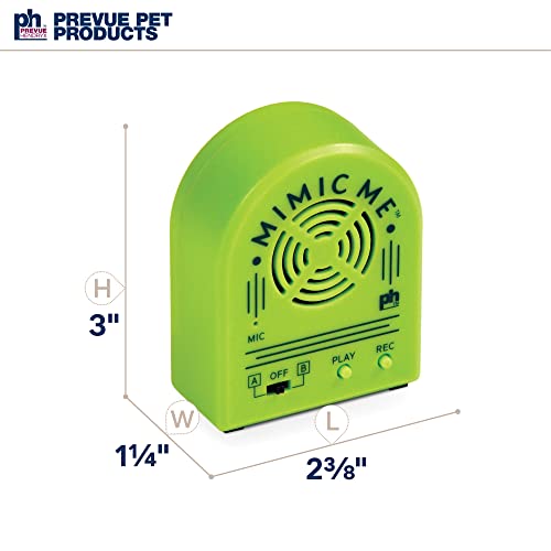 Prevue Hendryx 62900 Mimic Me Voice-Recording Unit For Birds Green Small #TOP2