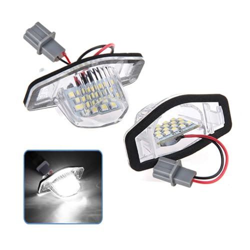 Luz LED para placa de matrícula de 18 bombillas SMD: alta visibilidad de 12V para coche Jazz o Hrv 3