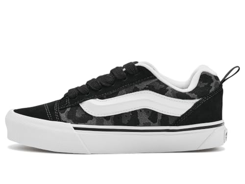 Image of Vans Kids' Knu Skool Shoe - '90s Retro Puffy Fashion Sneakers for Boys & Girls