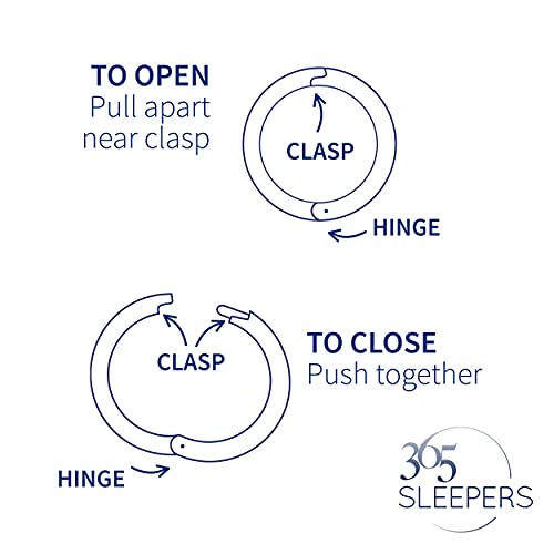 365 SLEEPERS 925 Solid Sterling Silver Australian Made 8mm - 14mm Hinged Sleeper Earrings Nose Lip Septum Tragus Hoop Segment Ring Nickel Free Hypoallergenic3