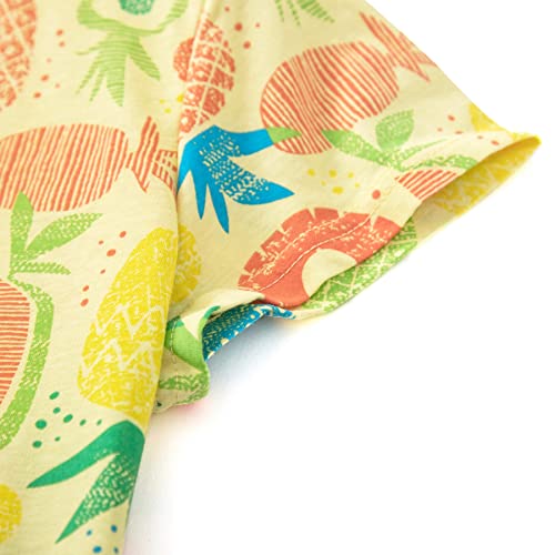 Zando Nightgowns For Women Cotton Night Gown Short Sleeve Sleepshirts Animal Cartoon Christmas Pajamas Women's Nightgowns&Sleepshirts Maternity Pajamas Women's Sleepwear Yellow Pineapple Medium #TOP3