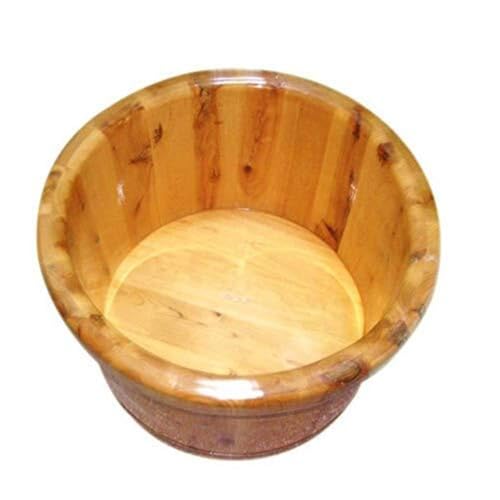 Barril de spa para pies de madera para cuidado y pedicura