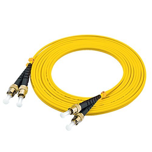 Câble patch fibre optique ST ST monomode 9/125 duplex 100 mètres 3 mm