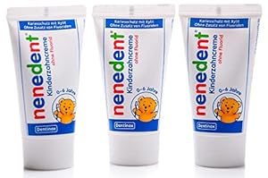 Nenedent Kinderzahncreme ohne Fluorid 3er Pack