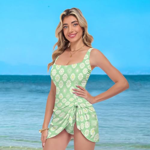Maillot de bain une pièce vert pour vos vacances d'été à la plage - 7