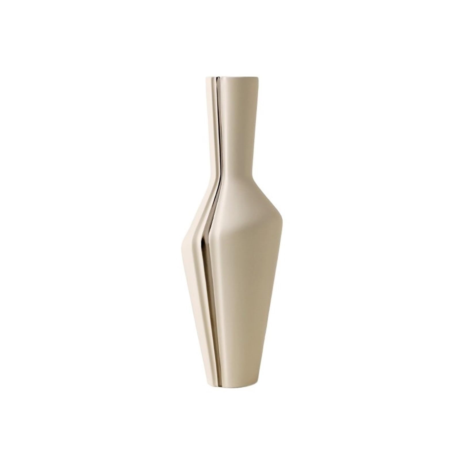 Elegant Light Luxury Decoration White Vase Living Room Flower Arrangement Dining Table Centerpiece Table Centerpieces(Large)