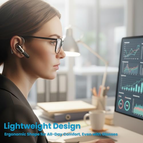 Auricular Bluetooth In Ear con Micrófono y Cancelación de Ruido miniatura 2