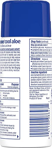 Solarcaine Cool Aloe Burn Relief Spray With 0.5% Lidocaine 4.50 Fl Oz, Pack Of 2 #TOP4