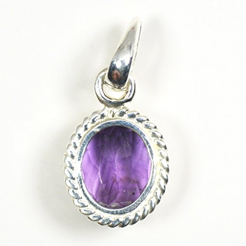 Pendentif améthyste naturelle et argent 925, un bijou d'exception - 5