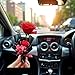 Red Fresh Flowers Mini Dried Flowers Bouquet for Car Air Vent Clips, Car Air Outlet Perfume Decoration, Automotive Air Fresheners, Car Air Fresheners Interior Accessories