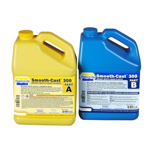 Smooth-Cast 300 - Bright White, Ultra Low Viscosity Liquid Plastic - Gallon Unit