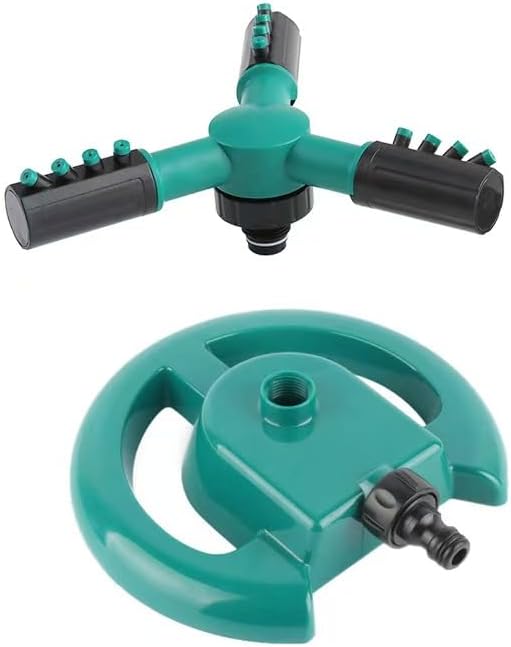 Miniatura 2 de Rociadores para patio, aspersor giratorio de 360 para patios grandes - Aspersor de agua al aire libre para césped, jardín y niñosmascotas - Base de