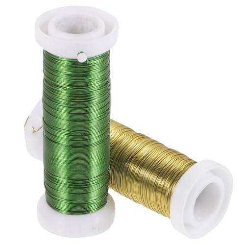 ERINGOGO Flexible Metal Flower Stems DIY Floral Wires Florist Wire for Floral Arrangements