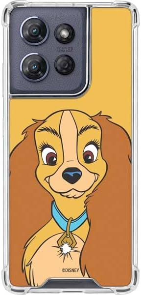 Skinit Clear Phone Case Compatible with Moto G Power 5G (2025) - Officially Licensed Disney Lady & The Tramp Bella Notte Design