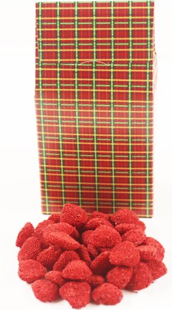 Amazon.com : Scott's Cakes Red Raspberry Hearts in a 8 oz. Standing ...