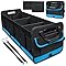 SUV Trunk Organizer 28L Trunk Organizer With Lid - Collapsible Waterproof Car Storage Box For SUV & Truck Collapsible Car Storage