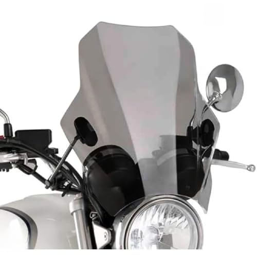 Extension bulle pare-brise universel moto réglable contre la fatigue du vent - 2