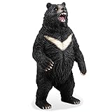 Higherbros Black Bear Toys Safari Animal Figurine Wildlife Animal Action Figure, Great for Kids Gift