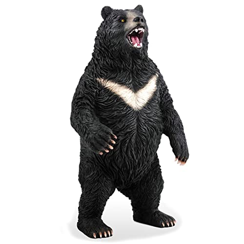 Higherbros Black Bear Toys Safari Animal Figurine Wildlife Animal Action Figure, Great For Kids Gift, Prizes, Collection And Decoration #TOP30