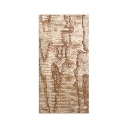 Tête de guitare en bois naturel de 0.5mm pour découpe numérique nette et peinture de lutherie