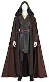 Forwacos Anakin Skywalker Costume Kids Adult Cosplay Tunic Pants with Robe Belt Deluxe Uniform for H