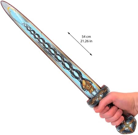 Liontouch 50000LT Viking Foam Toy Sword For Kids, Red | Part Of A Kid's Costume Line
