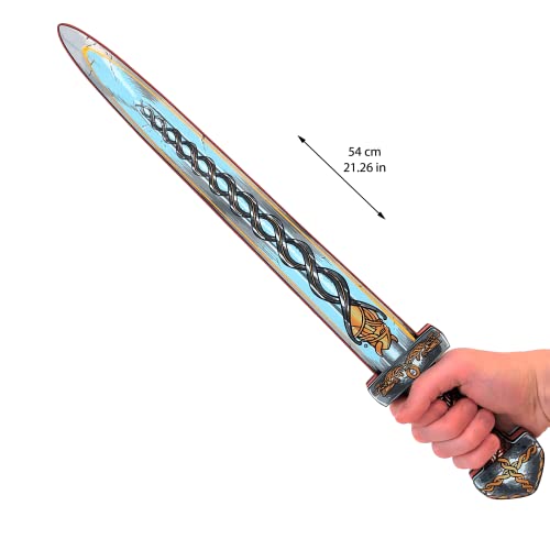 Liontouch Viking Sword, Red | Chief Harald’s Medieval Foam Toy For Children’s Pretend Play With Norse Theme | Safe Weapons & Battle Armor For Dress Up & Costumes For Kids #TOP1