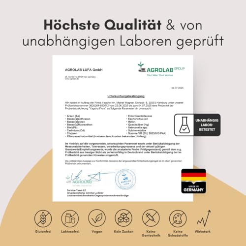 Yagcho Flora | Darmflora Komplex 150g | Vitalpilz Mix | Darmkur Probiotika | TCM Heilpilze | Darmgesundheit | Nahrungsergänzungsmittel