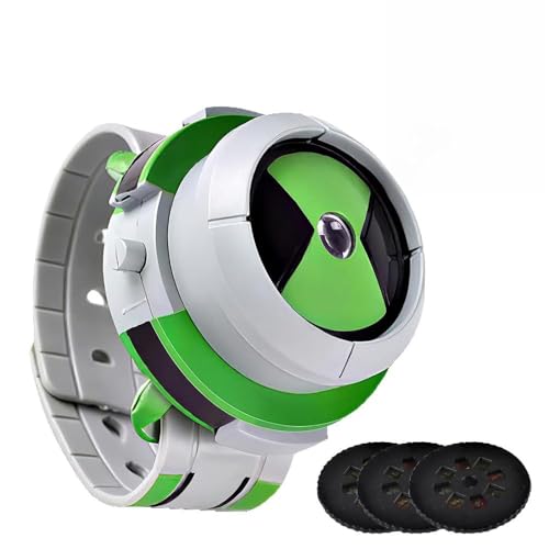 Children's Projection Watch, Adjustable Projection Watch, Ben 10 Omnitrix Watchs, Ben Omnitrix Watchs with Projector Projections Action Figure Model for Boys Girls Children Christmas Birthday Gifts