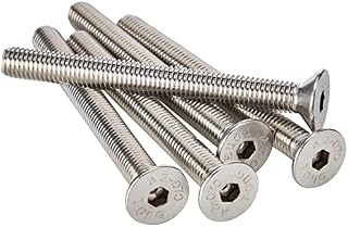 A2 Stainless Steel Socket Countersunk Screw Allen Key Bolts M10 10mm x 100mm (Pack of 5)