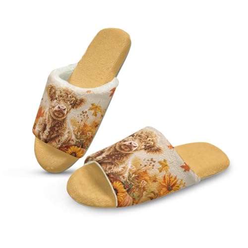 Forchrinse House Slippers for Women Open Toe Guest Slippers Washable Reusable Spa Hotel Shoes for Indoor Outdoor