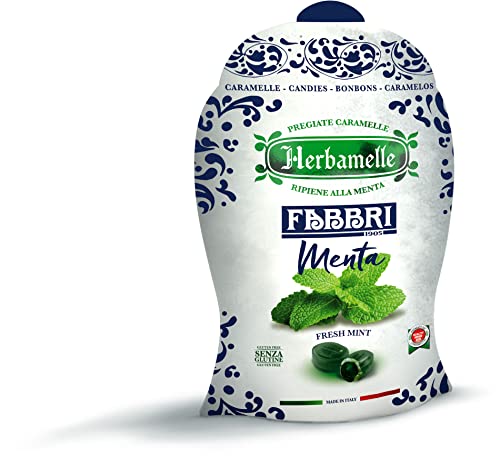 FABBRI 1905 - Menta Lutschbonbons 75g. Bonbons mit Minze Geschmack Cover